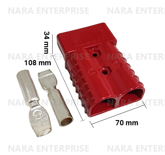 battery connector 350 A red สำหรับโฟล์คลิฟท์