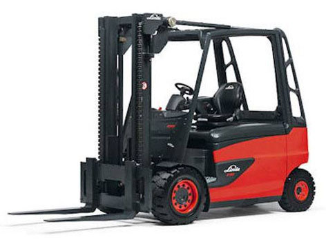 electric counterbalance forklift linde